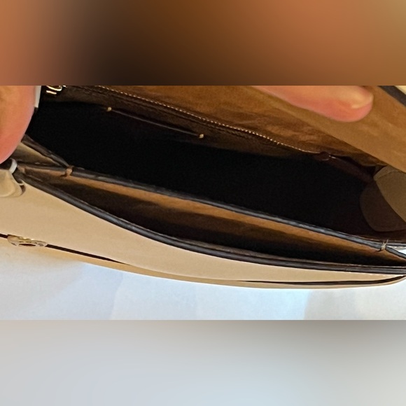 COACH C0749 Ivory/Beige BEAT Saddle Crossbody Glovetanned Leather Bag - Picture 7 of 16